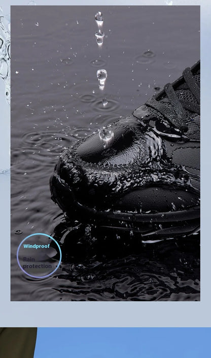 361 Degrees Men Running Shoes Lightweight Cushioning Leather Waterproof Casual Rebound Jogging Non-Slip Sneakers male 672432227.