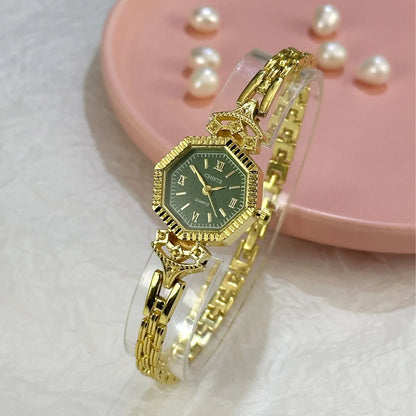 Luxury Famous Brand Oval Dial Women Watch Fashion Small Thin Gold Bracele Quartz Wristwatch Clock Gift Dropshipping Montre Femme.
