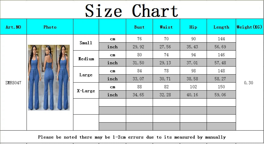Temperament Women's One-piece Pants Sexy Fashion Jeans Ladies Slim Casual High Waist Jumpsuit With Belt Long Pants For Female.