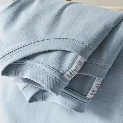 100% Cotton T-shirt Men Women Solid Color O Neck Short-sleeved Tops Summer Korean Loose Half-sleeve T Shirt Unisex M-4XL.