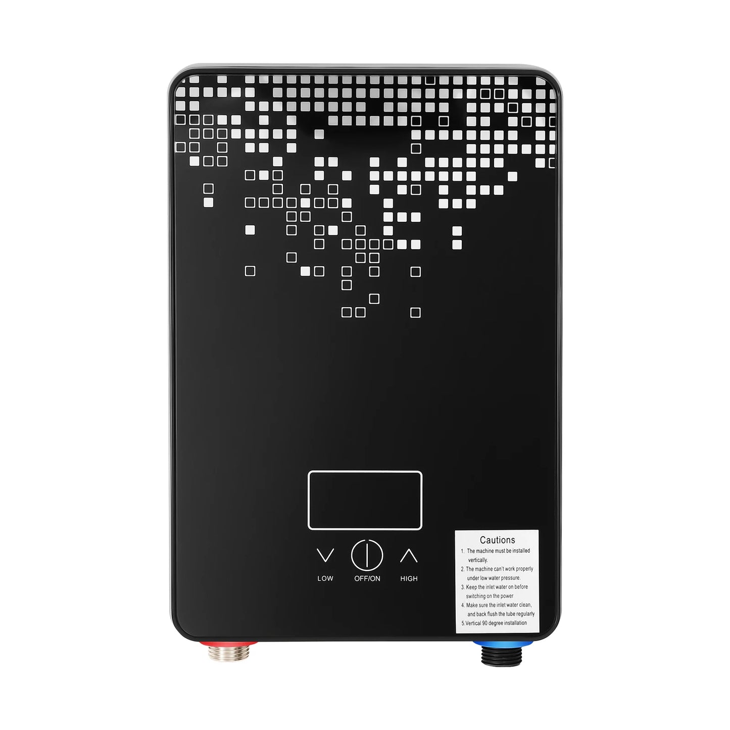 6500W 220V Electric Instant Hot Water Heater  Shower Bathroom Faucets Kitchen Tap Digital Display Temperature Automatic