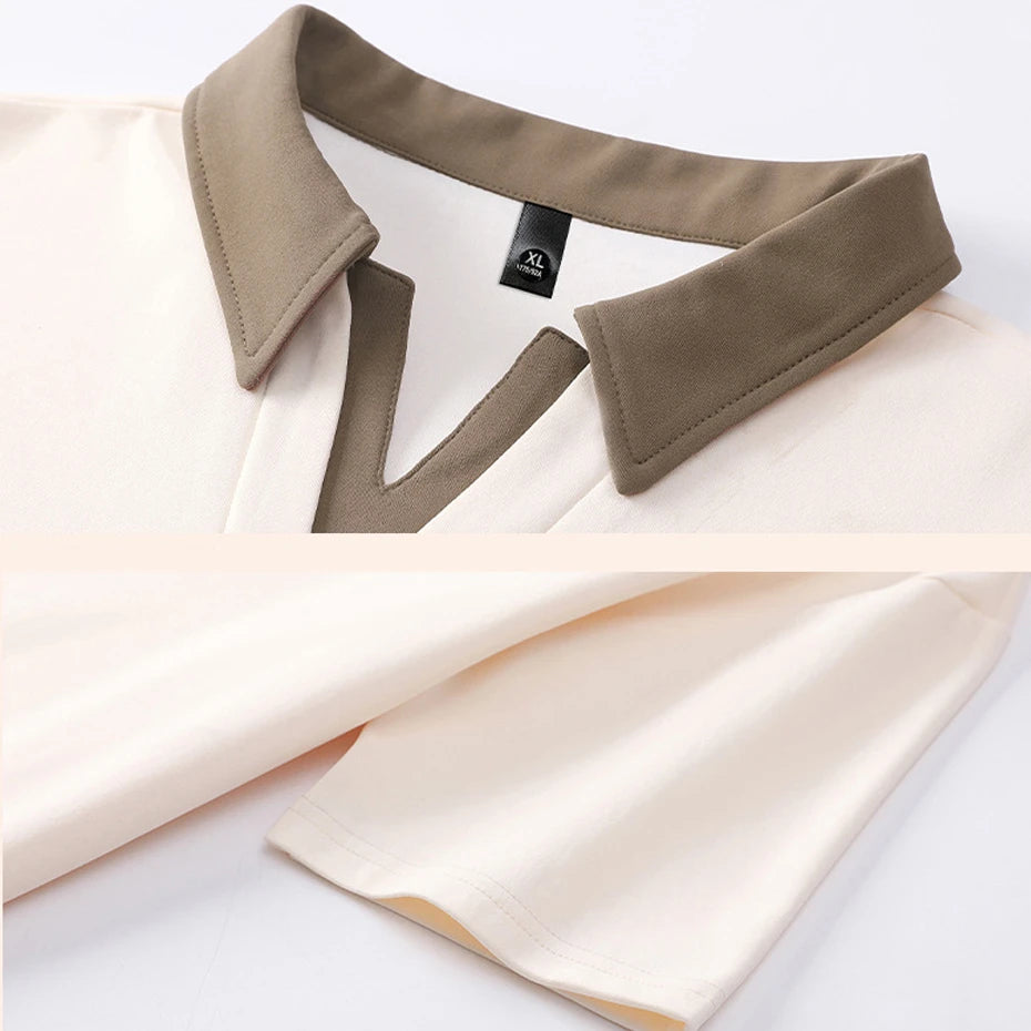 Summer V-neck T-shirt Men Plus Size 8XL Short Sleeve Tshirt Tops Tees Male Fashion Casual Shirts Big Size 8XL.