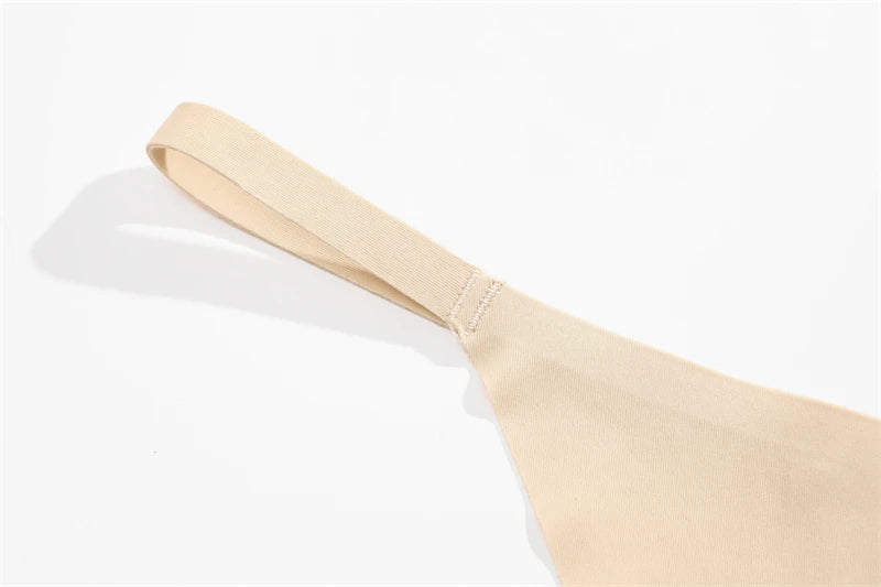 4PcsSet Seamless Ultra-thin Underwear Women Sexy Thin Belt Panties Female High Stretch Thongs Girls Breathable G-String Lingerie.