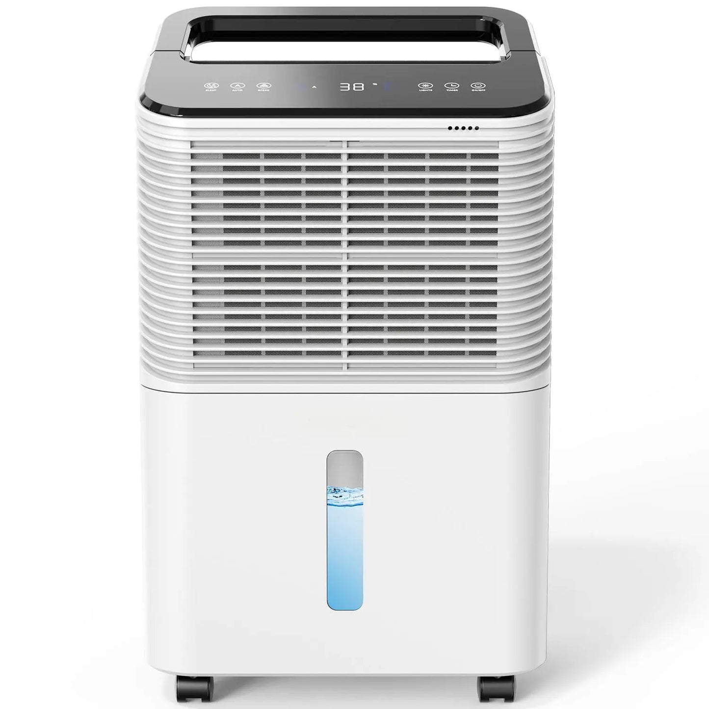 Dehumidifier 16 L/day, Ultra-quiet Electric Intelligent Central Control, Auto Mode, Moisture Display, 24h Timer Home Appliances.
