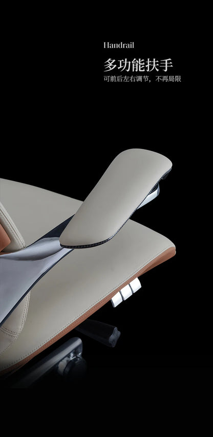 Studie Drehbarer Bürostuhl Liege Moderner Lazy Ergonomischer Thron Leder Bürostuhl Nordic Computer Mobilya Salonmöbel