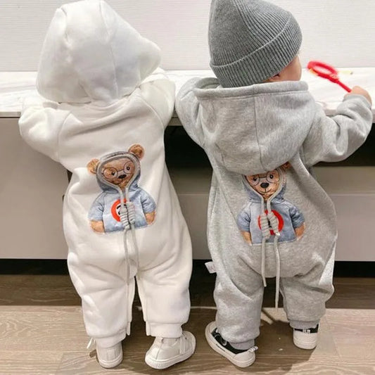 Baby Frühling und Herbst Overall Jungen Mädchen Langarm Baby kleidung Neugeborene 0 bis 18m feste Stram pler Kleinkind Kleidung Baby insgesamt.