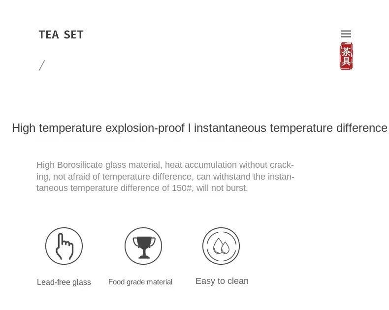 220V High-Temperature Resistant Electric Tea Stove & Tea Kettle Set for Home Use A.