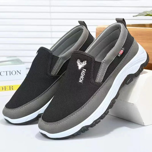 Männer Laufen Wandern Turnschuhe Atmungsaktive Orthopädische Reise Plimsolls Rutschfest Bequem für Outdoor-Aktivitäten Wandern Spazierengehen
