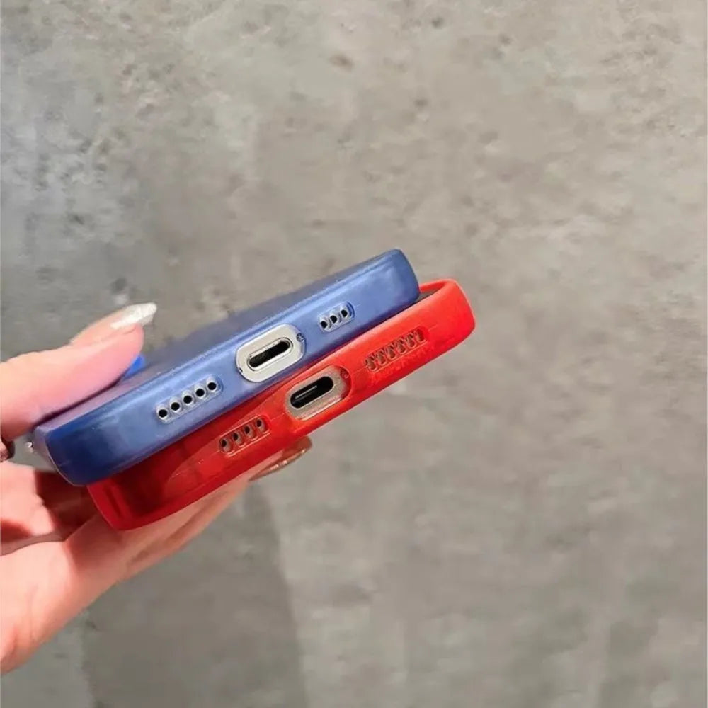 Painting Lily Flower Phone Case For iPhone 17 Air 16 15 14 13 12 11 Pro Max 7 8 Plus Black Hard Cover.