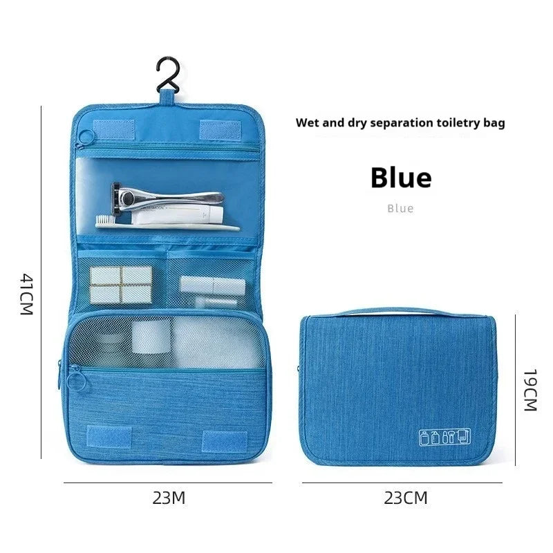 Foldable Toiletry Bag Organizer Hanging Storage Bathroom Makeup Case Cosmetic Bag Travel For Travel Business.