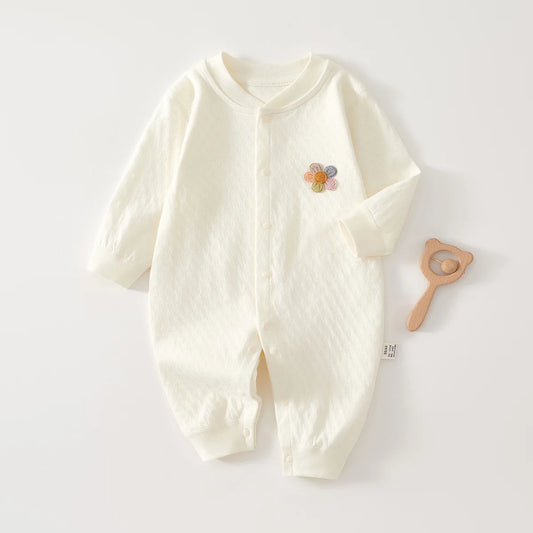 Frühling und Herbst 0-12 Monate Baby Strampler Hochwertige Neugeborene Mädchen Jungen 100 % Baumwolle Kleidung von Langarm Säuglingskleidung
