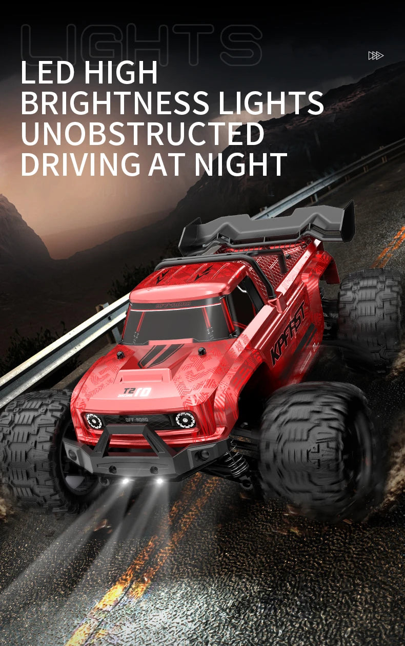 Teeggi 4WD 2.4G RC Drift Car 80KM/H 1:14 High Speed Off-Road Racing Car Brushless 3S Remote Controller Car Truck Toy For Gift.