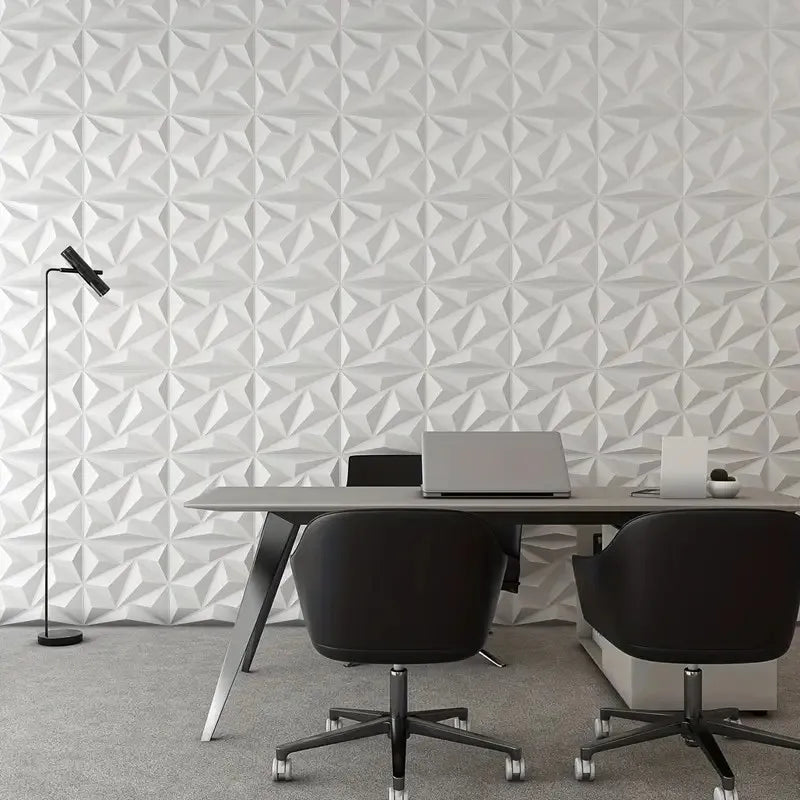 KUUJOJO 3D textured wall panel for indoor wall decoration, suitable for living room, hall, bedroom, hotel, office, send tape