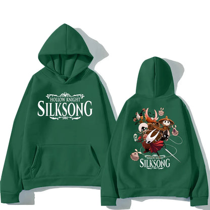 Hollow Knight Silksong Hot Game Hoodies Long Sleeve Fashion Casual Pullovers High Street Women Men Sweatshirt Fashion Streetwear.