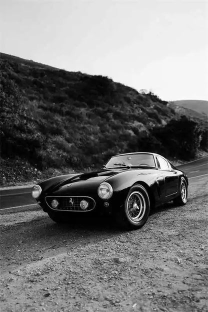 Black and White Store Poster Wall Art Canvas Print Luxury Fashion Super Car Picture for Living Room Home Nordic Decor Posters.