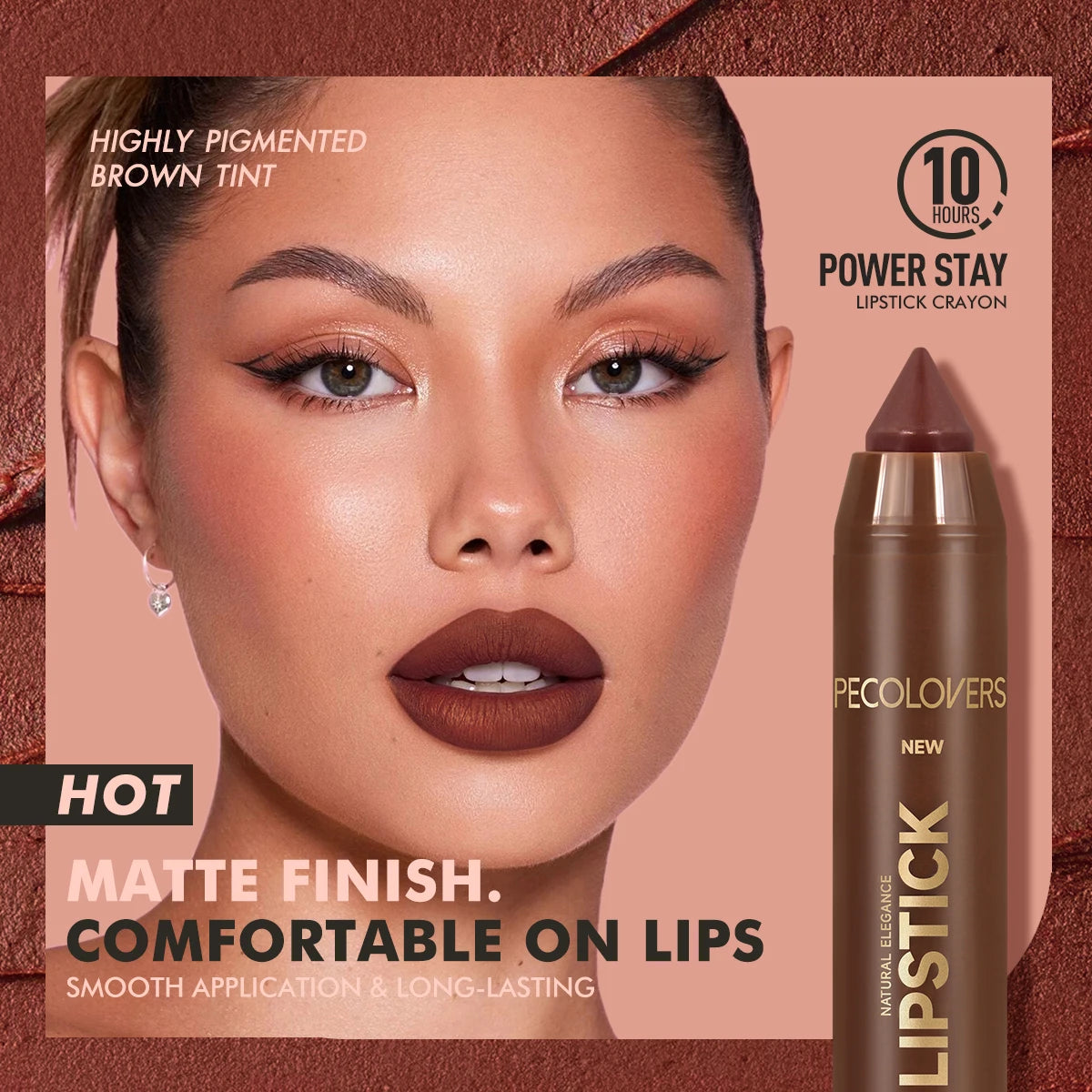 Fine Tip Lip Liner Pen Soft Mist Matte Lip Crayon Sexy Brown Red Lipstick Pencil Lip Contouring Lipliner Outline Tint Cosmetic.