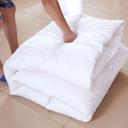 Winter Quilted Quilts Blanket 95% White Goose Down Soft Goose Down Warm Winter Duvet 거위털 이불 구스이불 거위Size King Twin Cover.