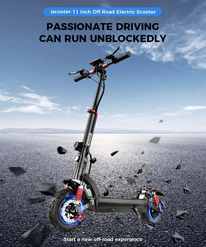 iScooter iX5Plus Foldable Adult Electric Scooter E-Scooter 45 KM/H Electric Kick Scooter 1000W Skateboards 48V 17.5Ah Kickboard.