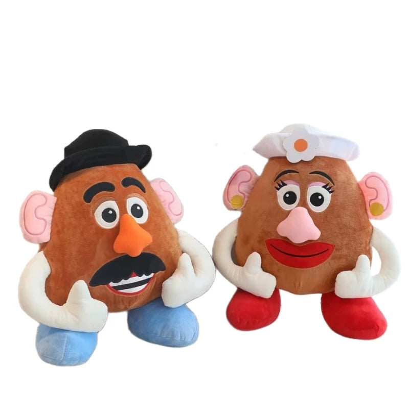 Cute Mr And Mrs Potato Head Plush Toy Lovely Stuffed Toy Story Anime Plushies Sleeping Doll Pillow Blanket Nap Xmas Gifts Girl.
