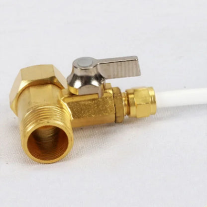 1/2'' To 1/4'' Brass Ball Valve RO Water Purifier Adapter Garden Water Ball Valve Tap Connector Hardware Accessories