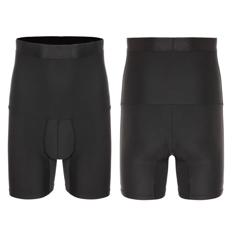 Männer Body Shaper Bauch-steuer Shorts Shapewear Bauch Gürtel Boxer Briefs Hohe Taille Abnehmen Unterwäsche Bein Kompression Höschen