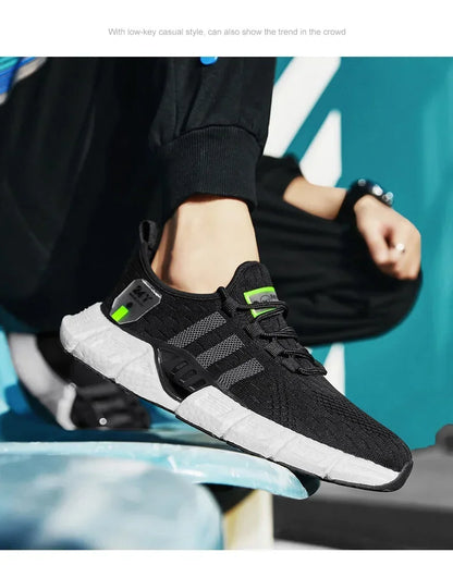 New Fashion Runnning Sport Shoes Men Sneakers Lightweight Breathable Mesh Comfortable Men's Casual Shoes Outdoor Jogging Zapatos