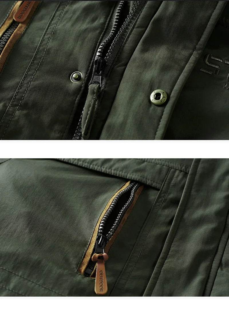 Winter Fleece Long Jacket Men Casual Thicken Warm Cotton Padded Jackets Man Fashion Hooded Outdoor Windproof Parkas Snow Coat