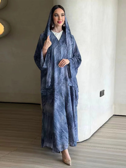 Muslim Women Fashion Dubai Abaya luxury Print Hijab Dress Kimono Cardigan Kaftan Ramadan Robe Femme African Islam Dresses Kebaya.