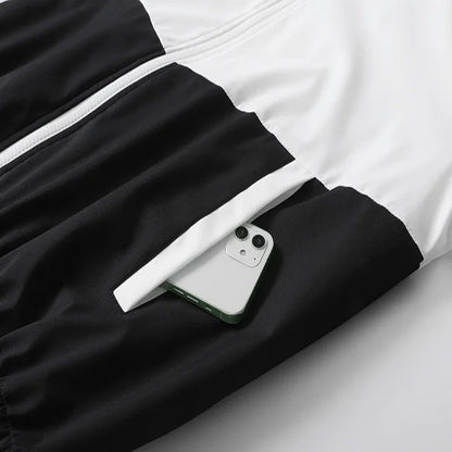 Spring and Autumn Men's Embroidered Hooded Sports and Leisure Set New Fashion Jacket and Pants 2-piece Hip Hop Sports Set.