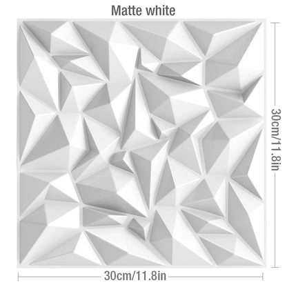 30x30cm home renovation 3D Stereo Wall Panel Diamond Not self-adhesive tile 3D wall sticker living room Bathroom 3d wall paper