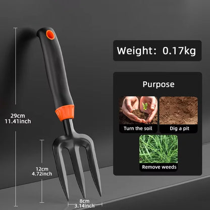 Gartengeräte Grubber Unkrautwerkzeug mit ergonomischem Griff für Rasen Garten Bauernhof Umpflanzung für Gartenarbeit Bonsai-Werkzeuge