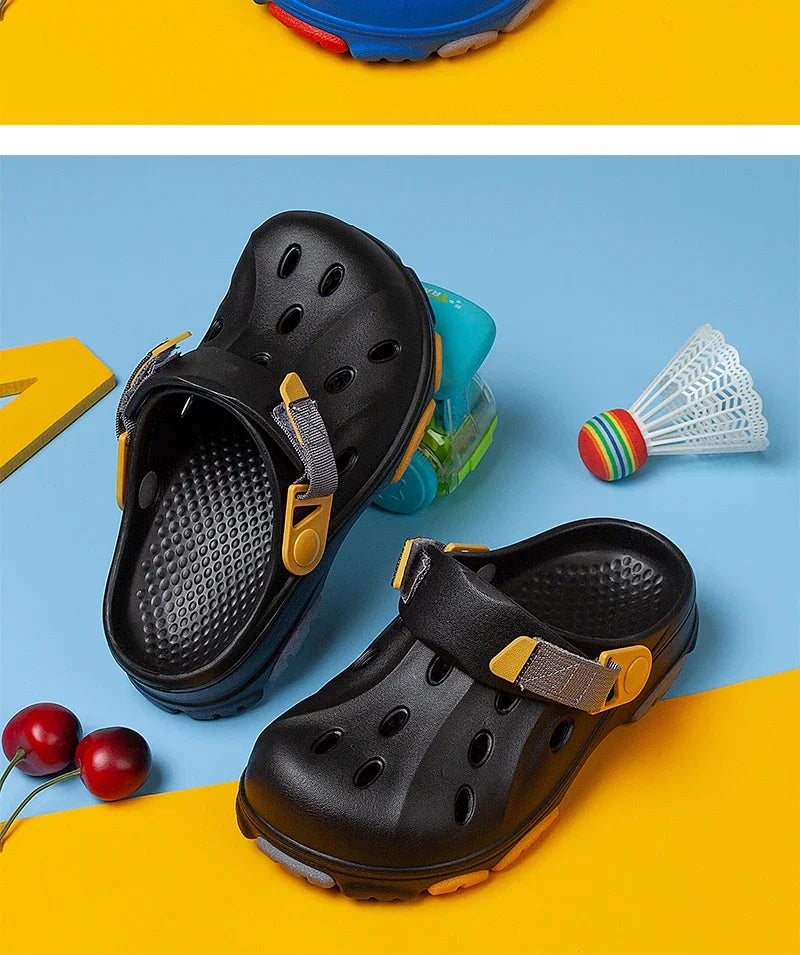 Children Shoes Boy Sandals Summer Cute Summer Clogs 3 To 7 Years Kids Indoor House Shoes Sneaker Casual Sports Boy Slipper Shoes.