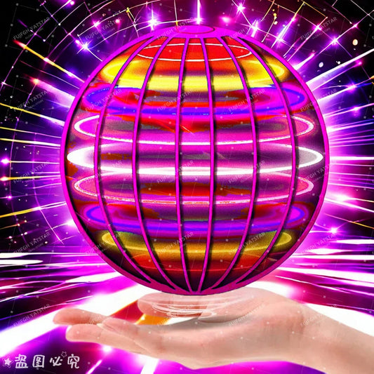 Flying Ball Boomerang Flyorb Magic With LED Lights Drone Hover Ball Fly Nova Orb Flying Spinner Fidget Toys Children Family Gift.