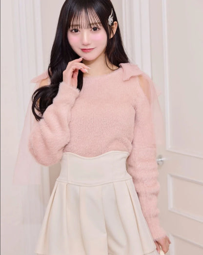 Japanese Lolita Black Skirts Women 2025 Spring Autumn New Radian Waistline Slim Short Pleated Skirt Female Mini Skirt Culottes