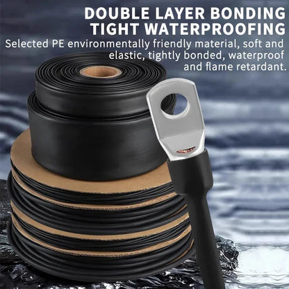 100 Meters/10M Diameter 2.4~25.4mm 3:1 Ratio Adhesive Lined Heat Shrink Tubing Waterproof Wire Wrap Insulated Lined Cable Sleeve.