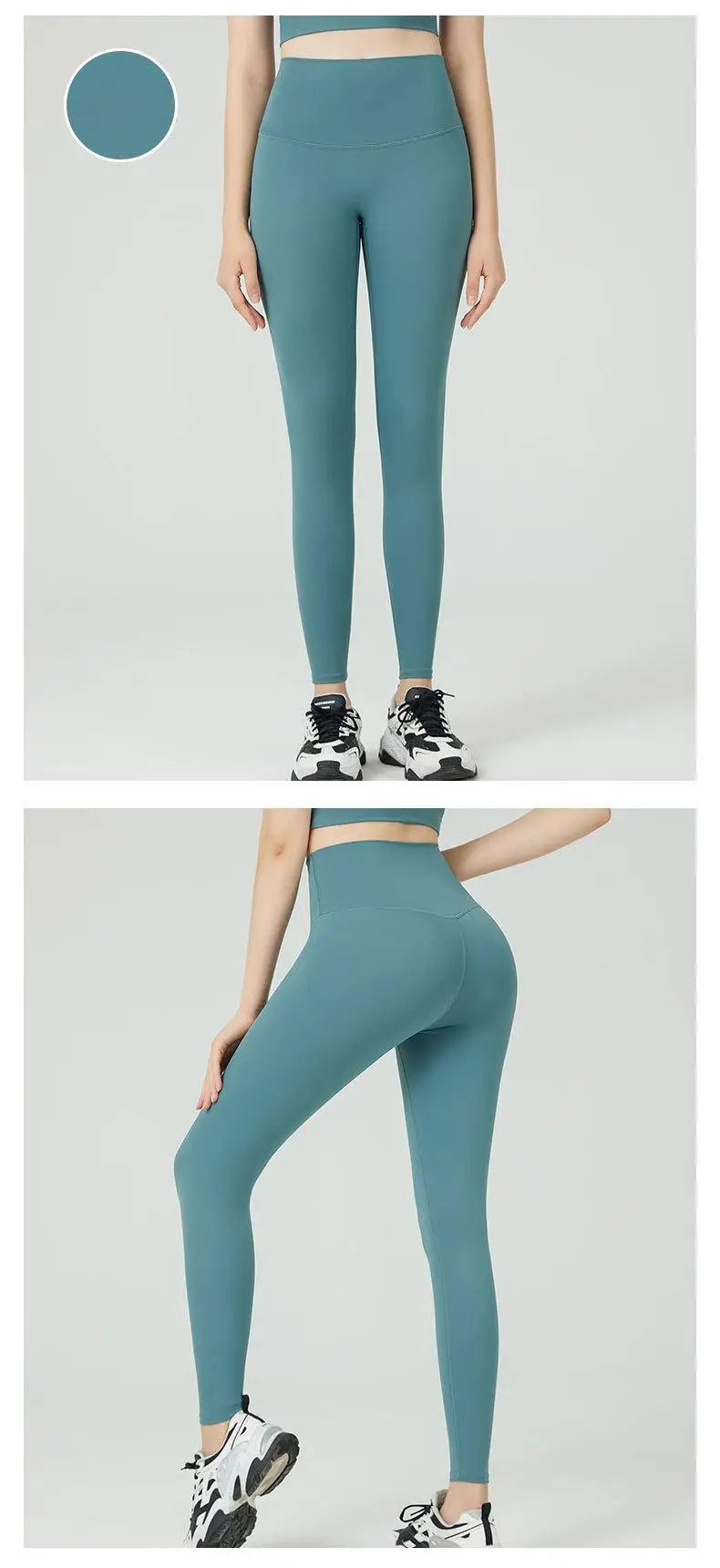 Women's High Waist Butt Lift Yoga Pants - No Camel Toe, Buttery Soft Naked Feeling, Peach Hip, Seamless Gym Running Leggings