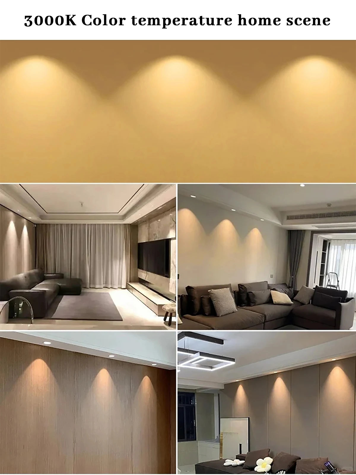 4–20 Stück GU10 LED-Strahlerlampe, dimmbar, warm, kalt, weißes Licht, 120 °   38 °   3000K 4000K 6000K für das Home-Schlafzimmer derec Einbauleuchte.