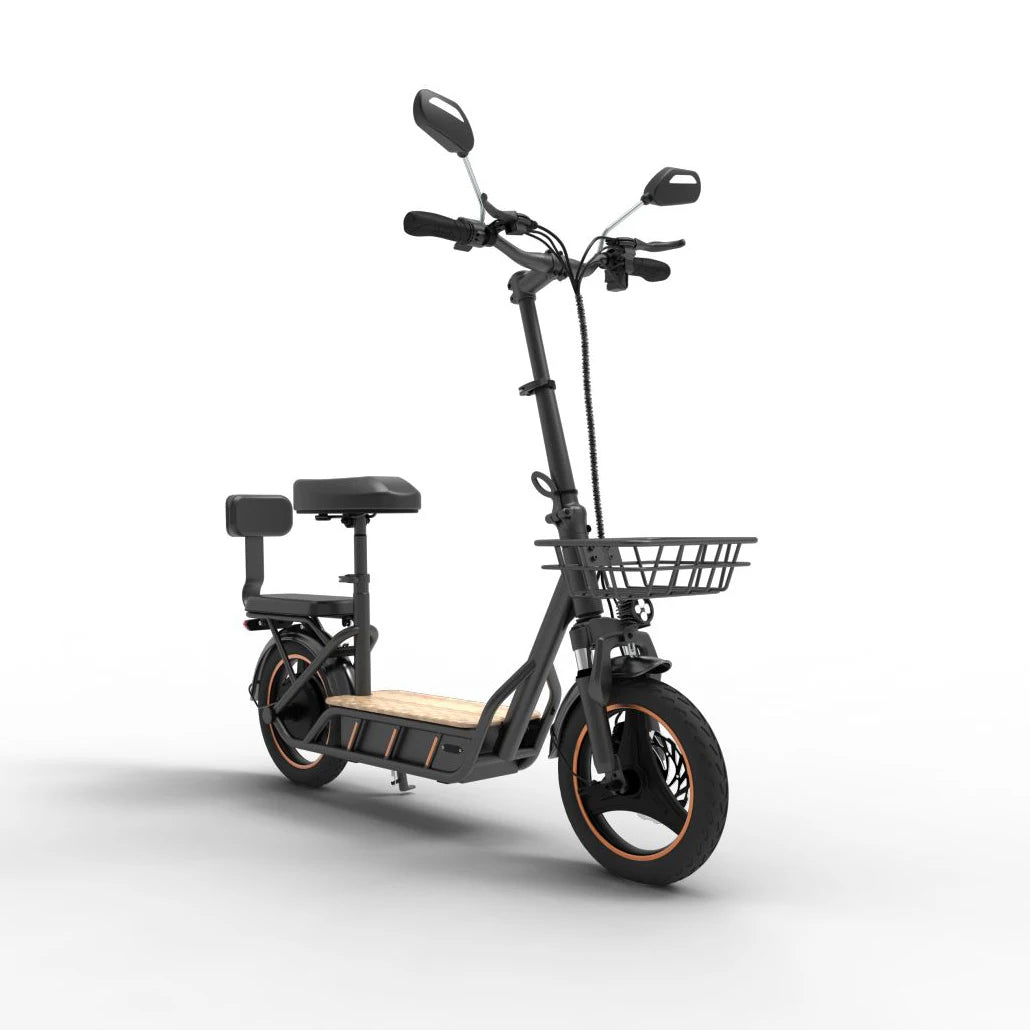 KuKirin C1 Pro Foldable Adult Electric Scooter with Seat E-Scooter 45 km/h Electric Kick Scooter 500W Skateboards Kickboard.