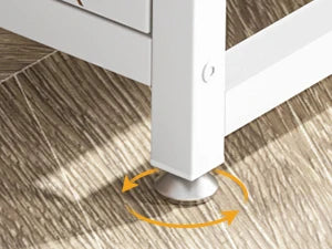 L-förmiger Computertisch mit Schubladen, 59-Zoll-Eckschreibtisch mit Regalen, Arbeitszimmer-Schreibtisch für das Heimbüro