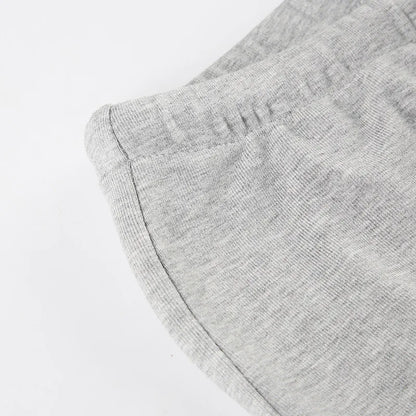 Apprabant Casual Fashion Drawstring High Waist Trousers Set Lace Up Flared Sleeve V Neck Twist Tops Plush Loose Pants Suit