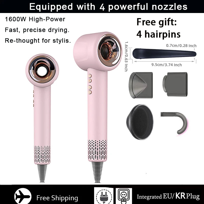 1600W Super Hair Dryer Leafless Hair dryer Personal Hair Care Styling Negative Ion Tool Constant Anion Electric Hair Dryers