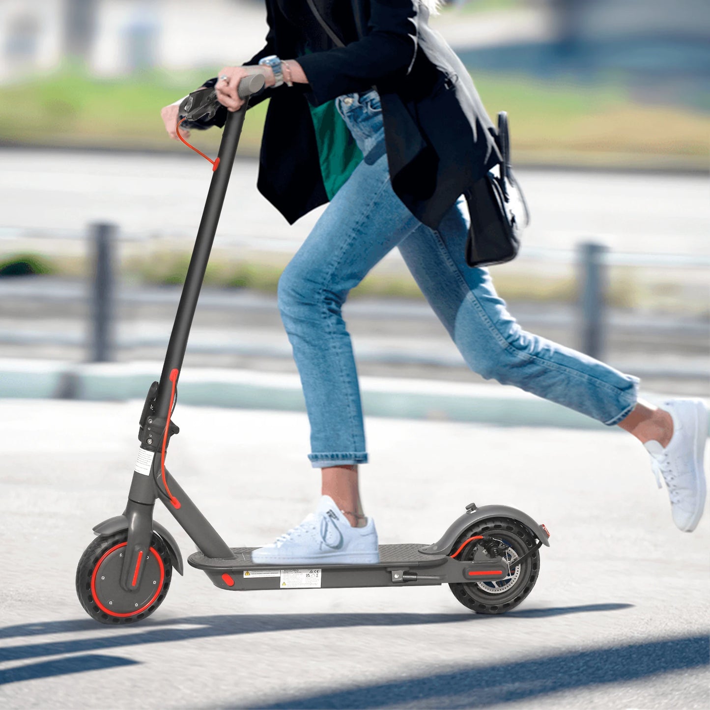 JUICEASE 365TUYA Electric Scooter 25KM Range up to 31KM/H 350W Powerful Motor Smart APP 8.5 Inch Foldable Adult Kick Escooter.