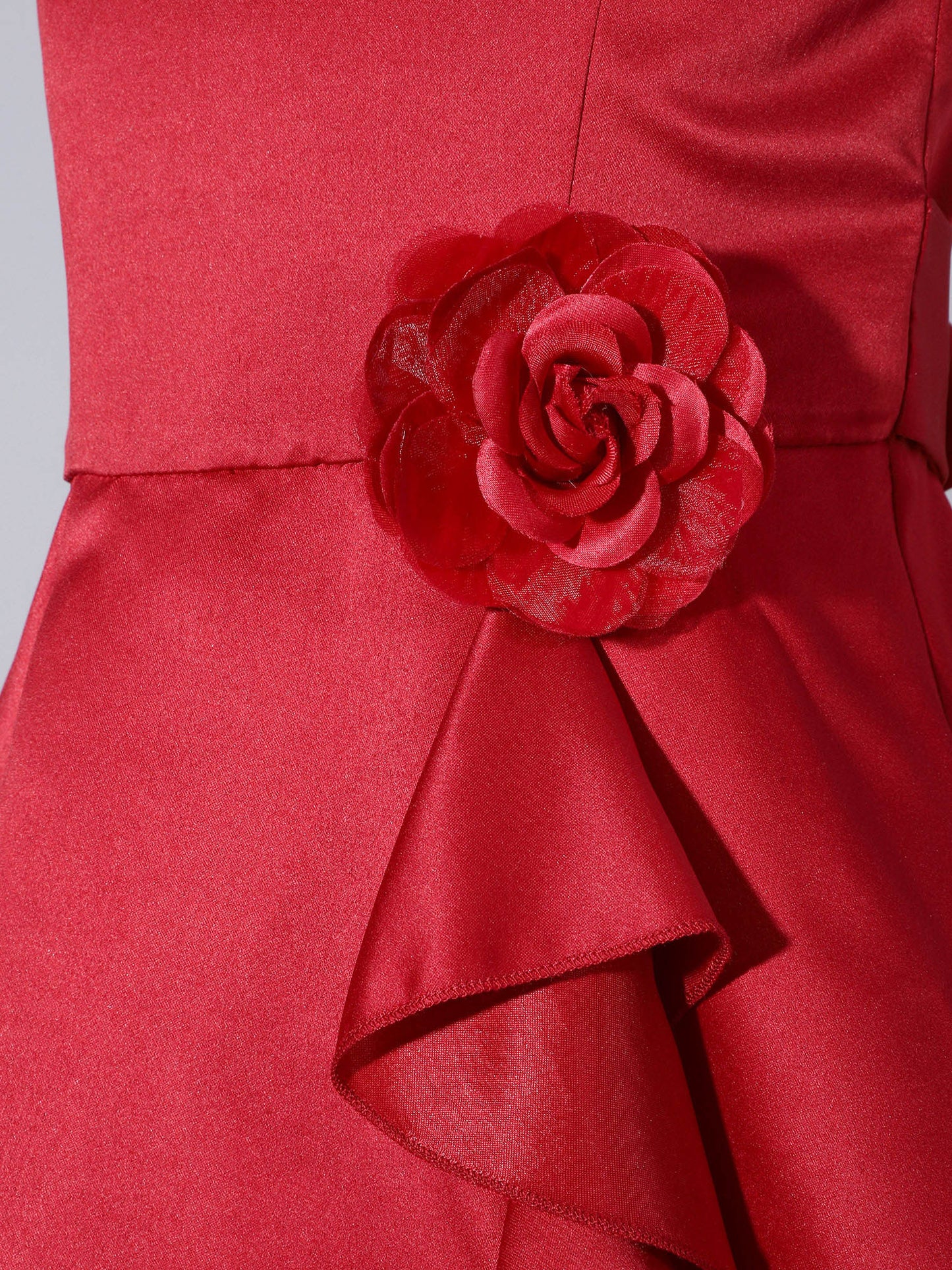 Mädchen Sommer ärmelloses Prinzessinnenkleid Elegantes Satin Hochzeit Brautjungfer Partykleid Große Schleife A-Linie Tutu für Geburtstagsabend