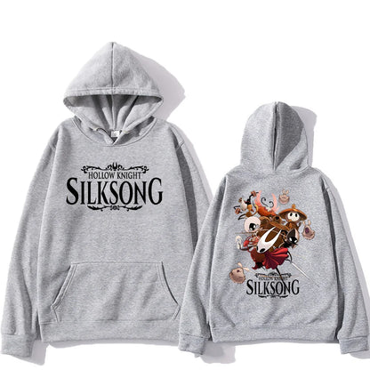 Hollow Knight Silksong Hot Game Hoodies Long Sleeve Fashion Casual Pullovers High Street Women Men Sweatshirt Fashion Streetwear.
