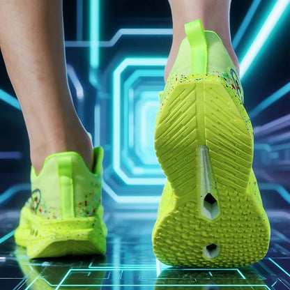 New Soft Sole Cushioning Men's Running Shoes for Women High-quality Road Jogging Shoes Light Comfy Sneakers Reflective Night Run