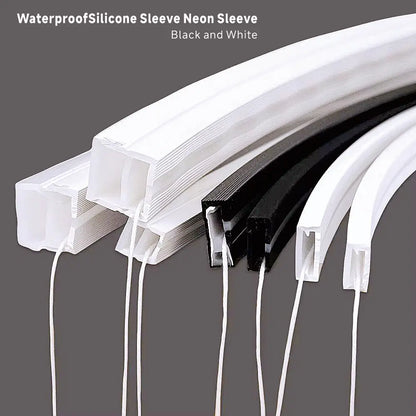 IP67 Waterproof Flexible LED Neon Silicone Light Tube for WS2812B WS2811 5050 RGB 5mm 8mm 10mm 12mm PCB Light Strip.