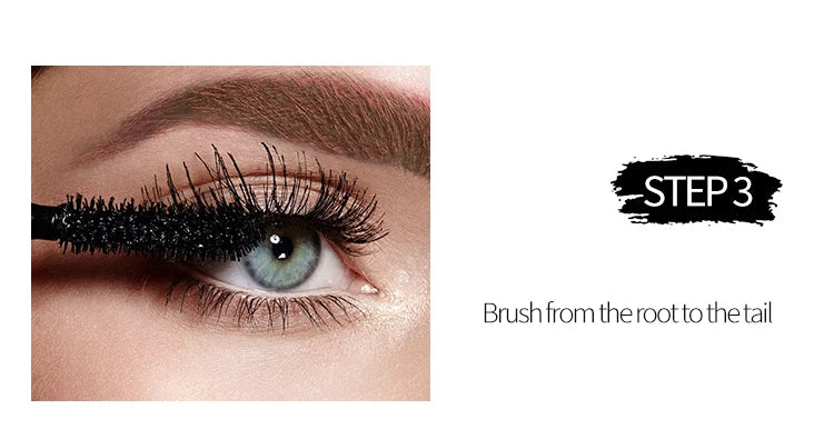 YANQINA Liquid Eyeliner Pencil 4D Waterproof Mascara Set Cosmetics Eye Liner Thick Curling Mascara Eyebrow Pencil Eyes Makeup.