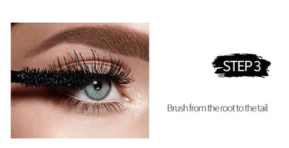 YANQINA Liquid Eyeliner Pencil 4D Waterproof Mascara Set Cosmetics Eye Liner Thick Curling Mascara Eyebrow Pencil Eyes Makeup.