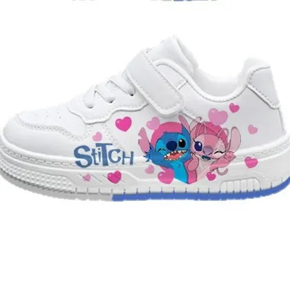 Disney kids cartoon Stitch cute Casual shoes soft sports shoes for kids gift.