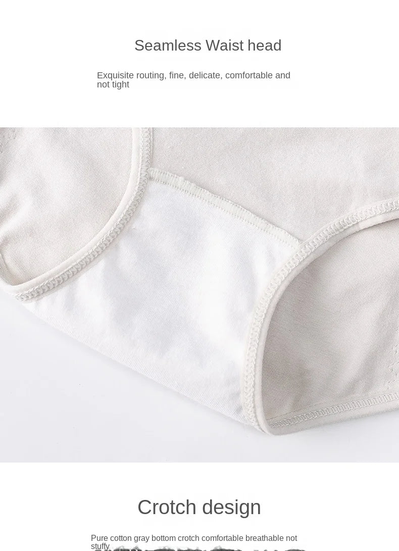 Leak Proof Menstrual Panties Physiological Underwear Womens Comfortable Cotton Panties Breathable Female Waterproof Briefs.